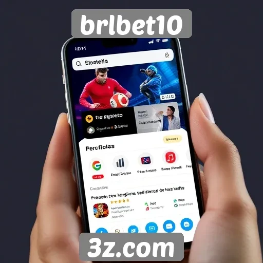 Interface do site brlbet10 é otimizada para dispositivos móveis